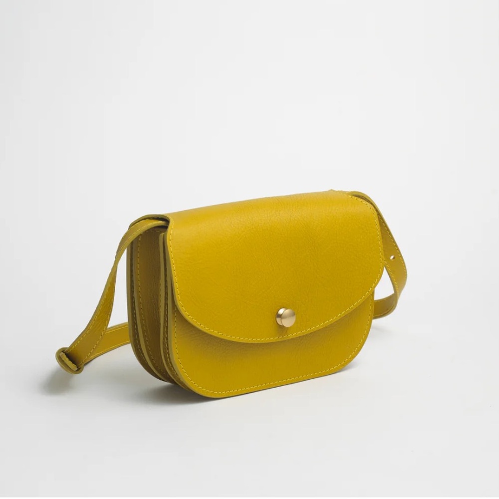 Lindquist Po Crossbody Bag in Chartreuse